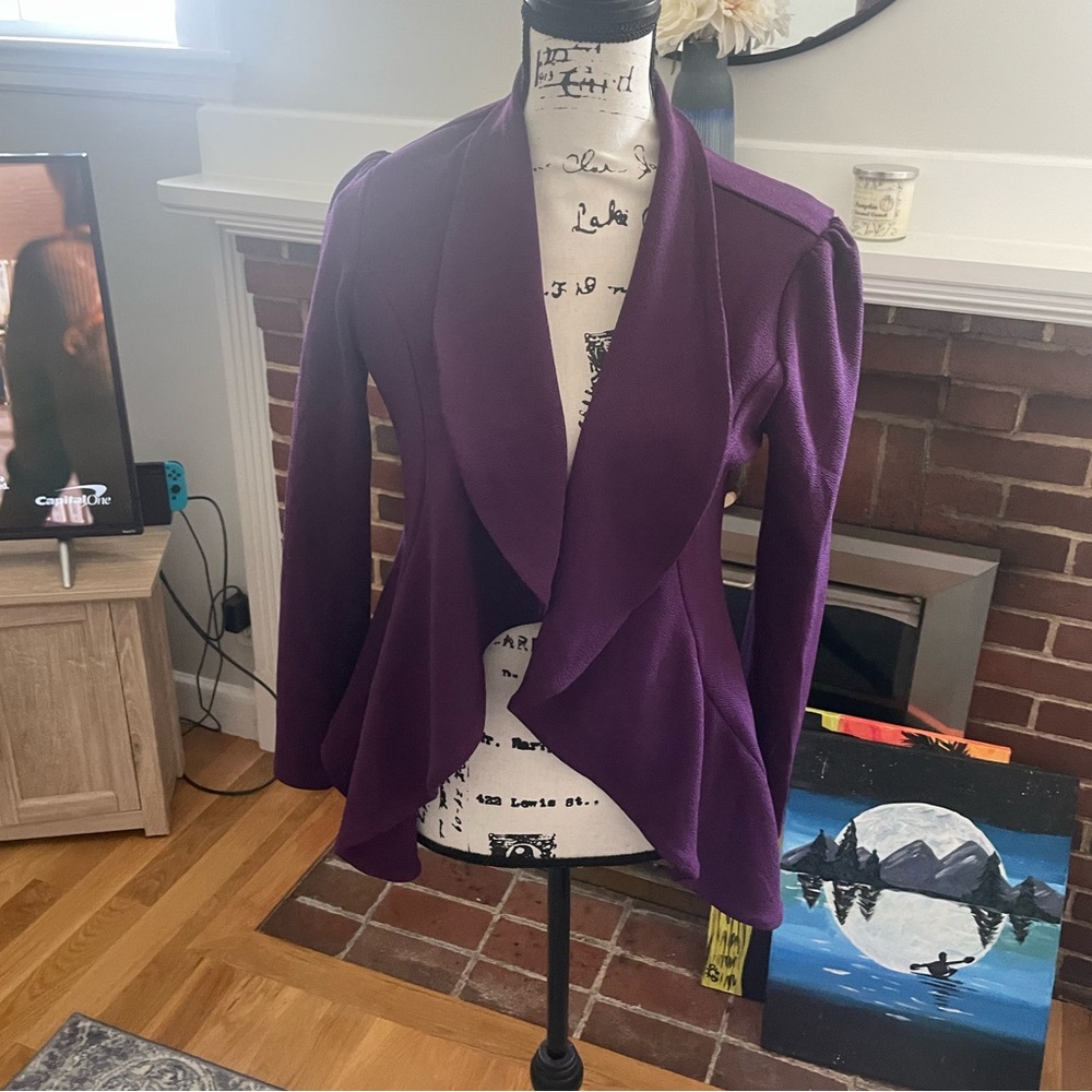 Purple blazer size L
